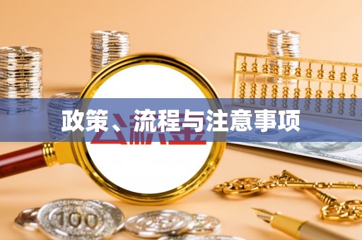 蚌埠政策、流程与注意事项